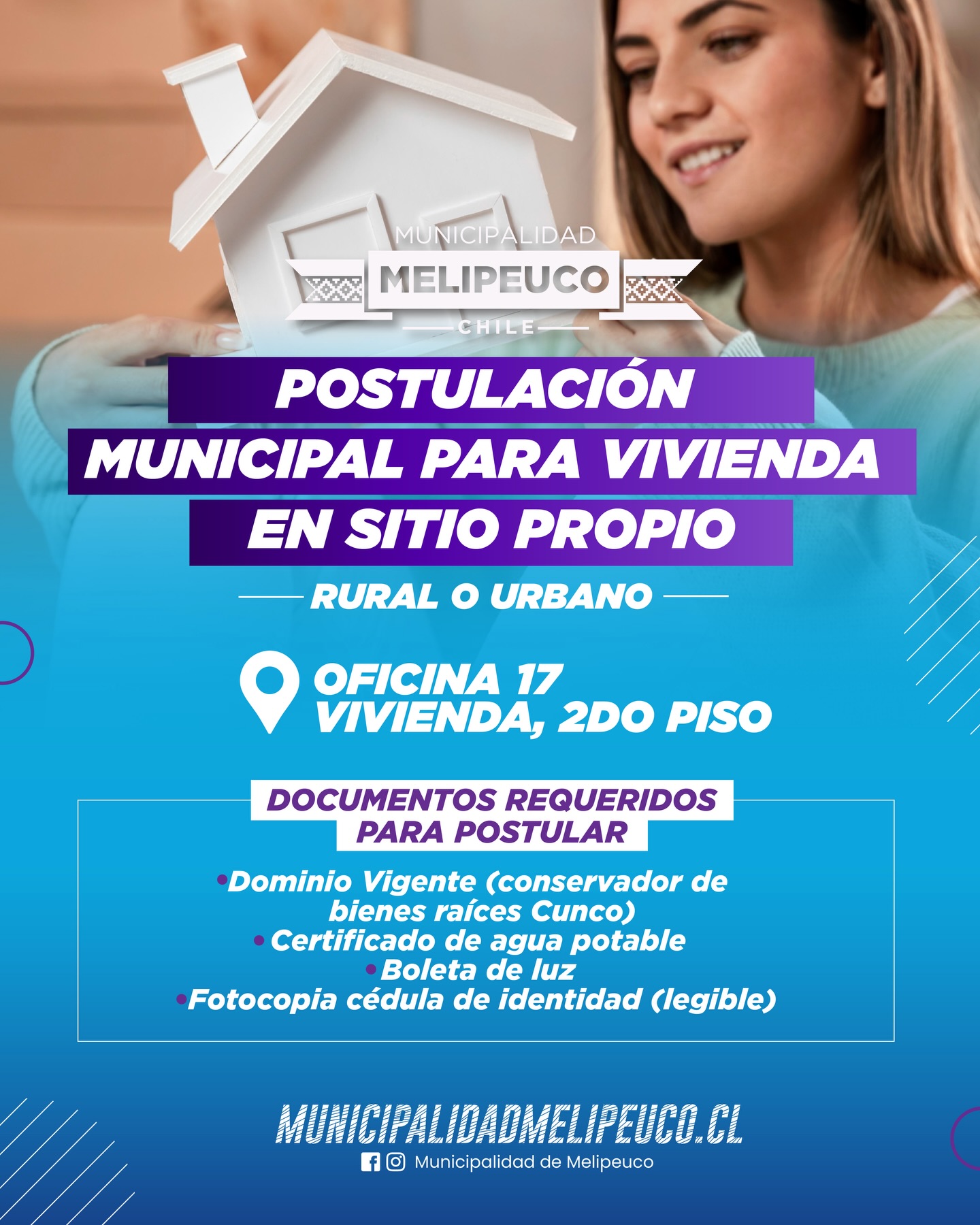 Postulación Municipal para Vivienda en Melipeuco