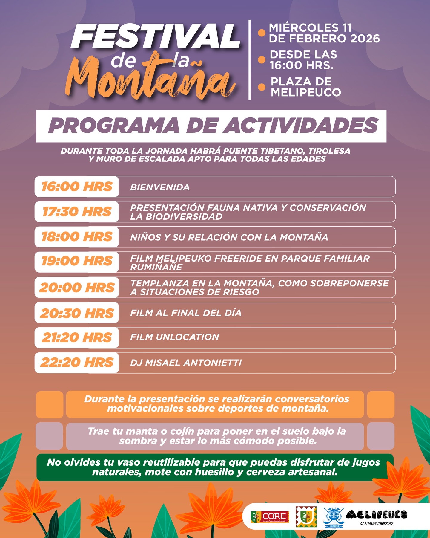 Festival de la Montaña - 11 Febrero: Actividades y Cine