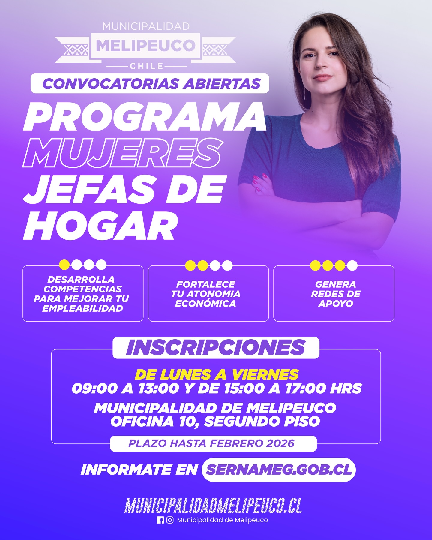 Convocatorias Abiertas para Mujeres Jefas de Hogar en Melipeuco