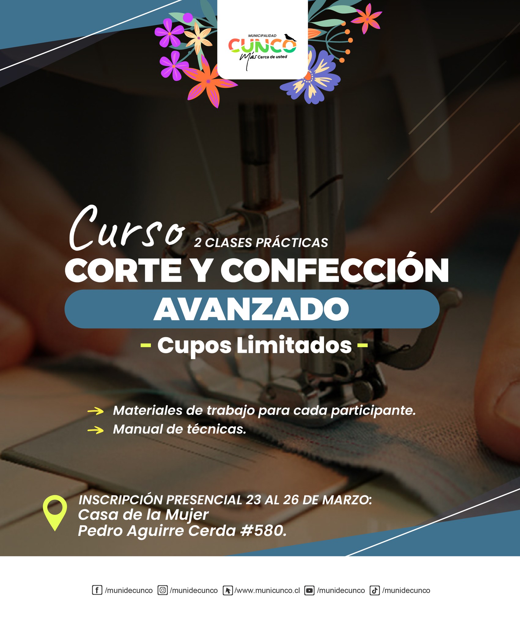 Cursos de Artesanía en Cunco - Inscripciones Abiertas